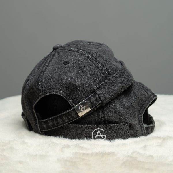 Brimless Hats – (Ash Color) | Premium Denim Fabric | Adjustable Fit - Image 2