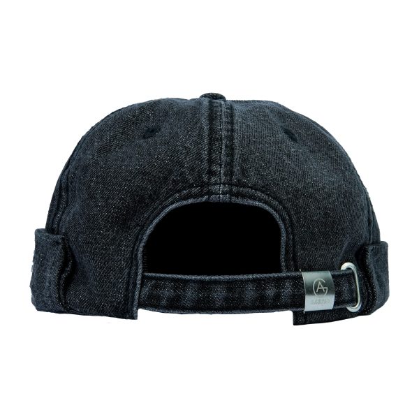 Brimless Hats – (Ash Color) | Premium Denim Fabric | Adjustable Fit - Image 3