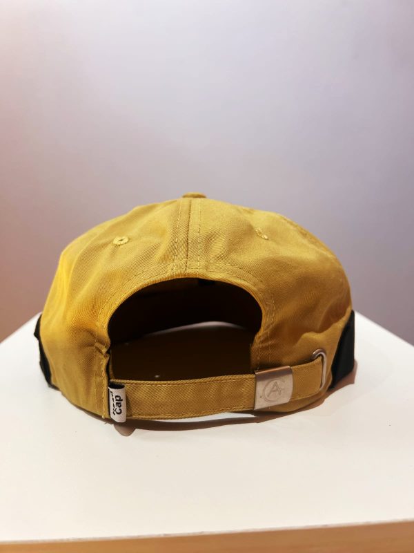Brimless Cap (Khaki Color) with Black Cuff - Twill Fabrics - Image 3
