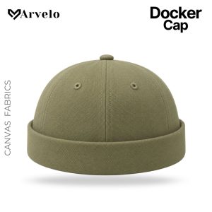 Docker Cap (Olive Color)– Canvas Fabrics Urban Minimalist Style
